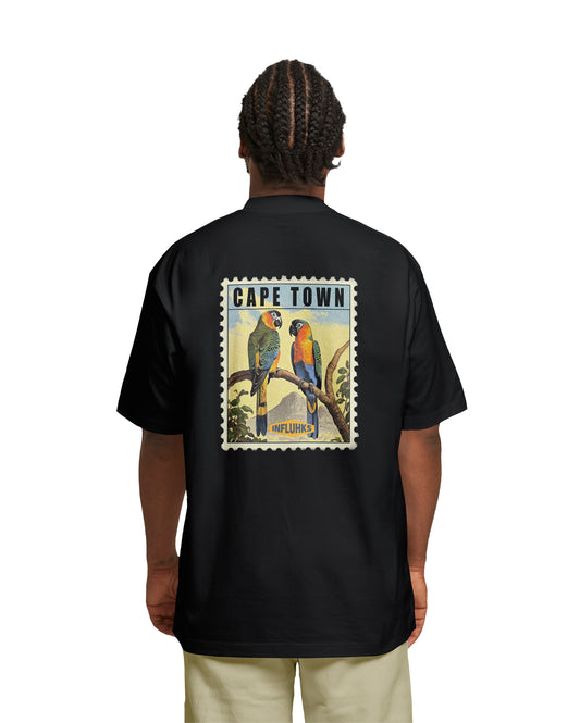 PARROTS T-SHIRT BLACK