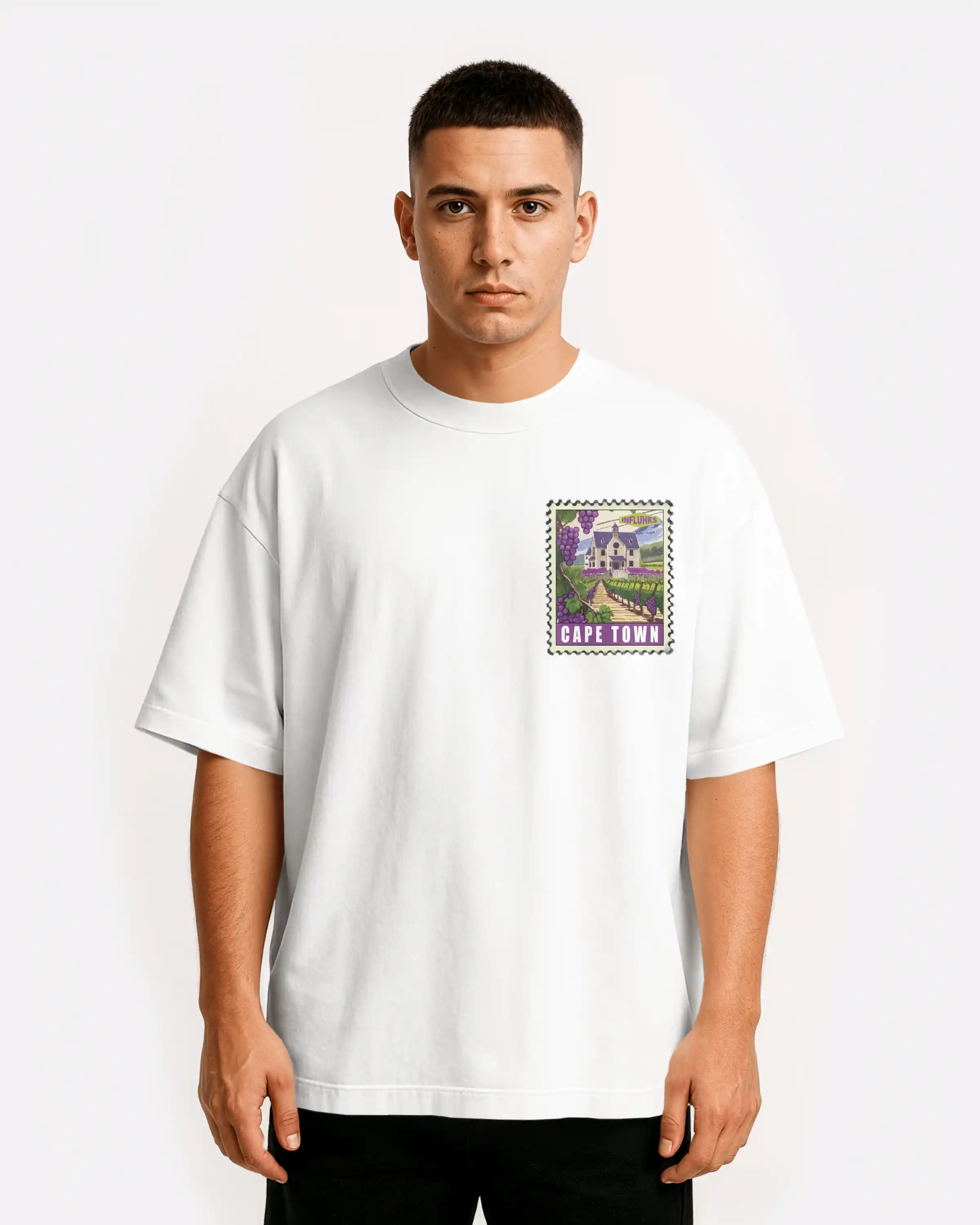 Cape Vineyard Stamp T-Shirt