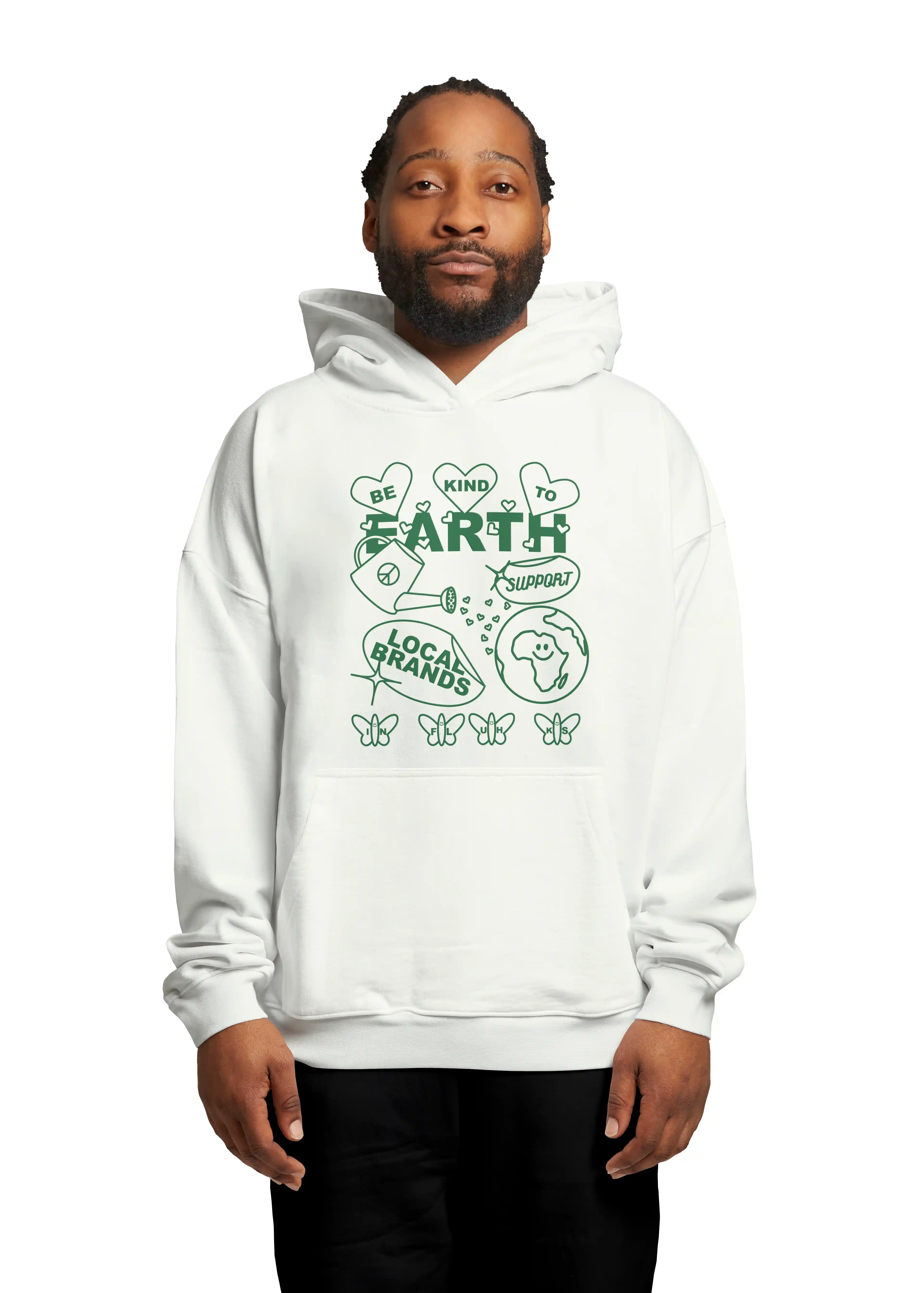 Kind Earth – Support Local Hoodie