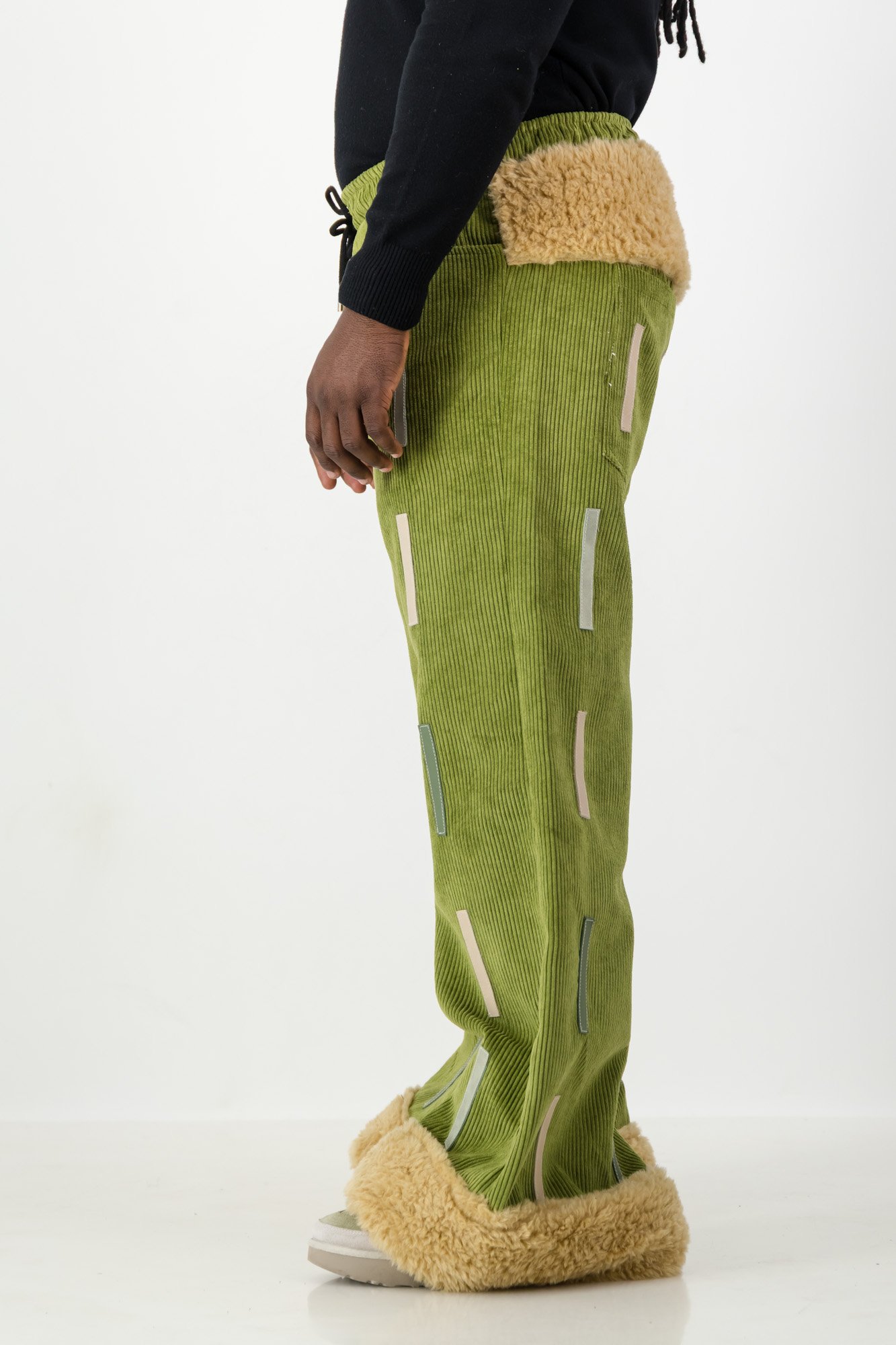 Verdant Sherpa Wide-Leg Trousers 3