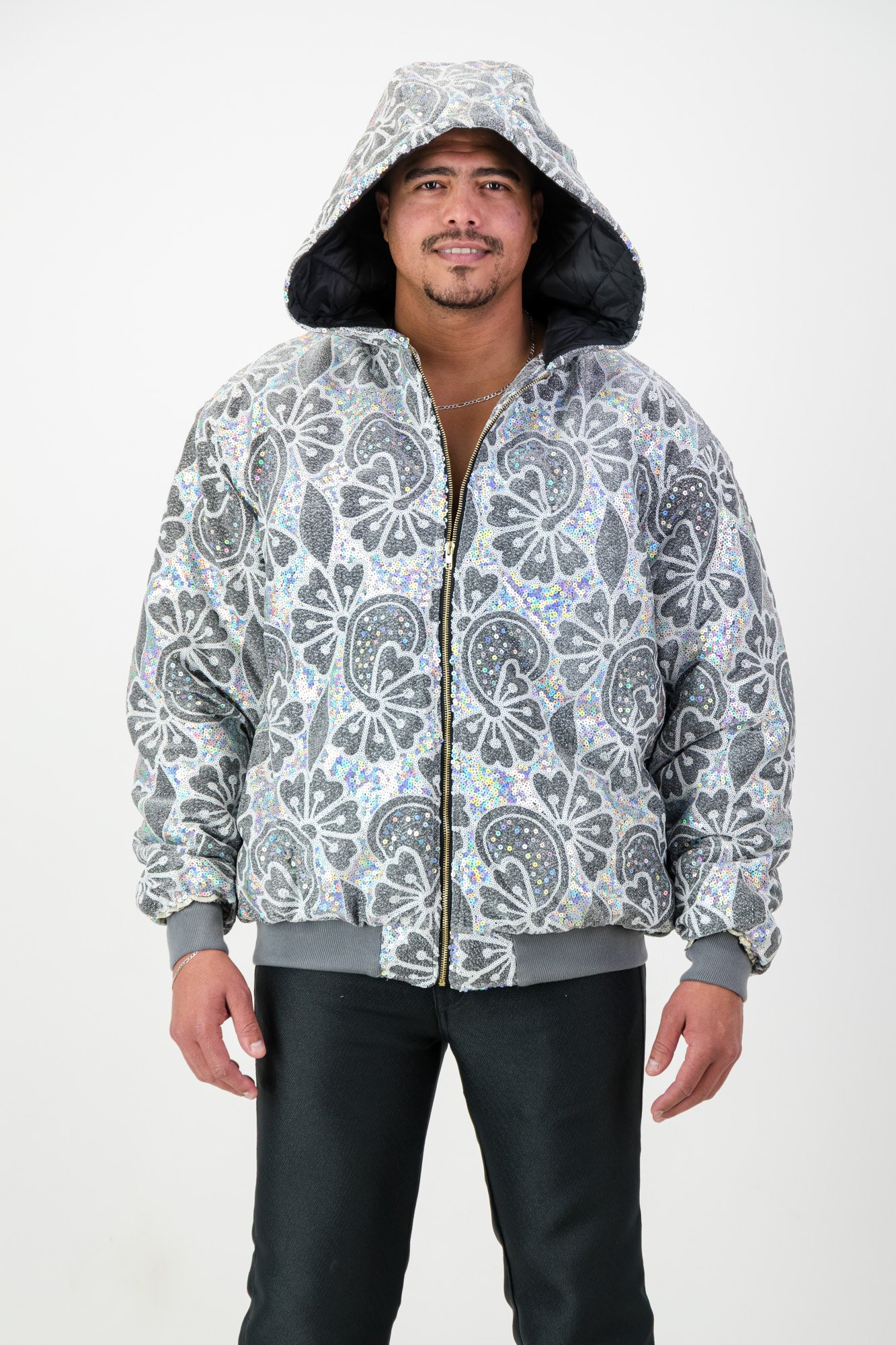Galaxy Bloom Hooded Jacket