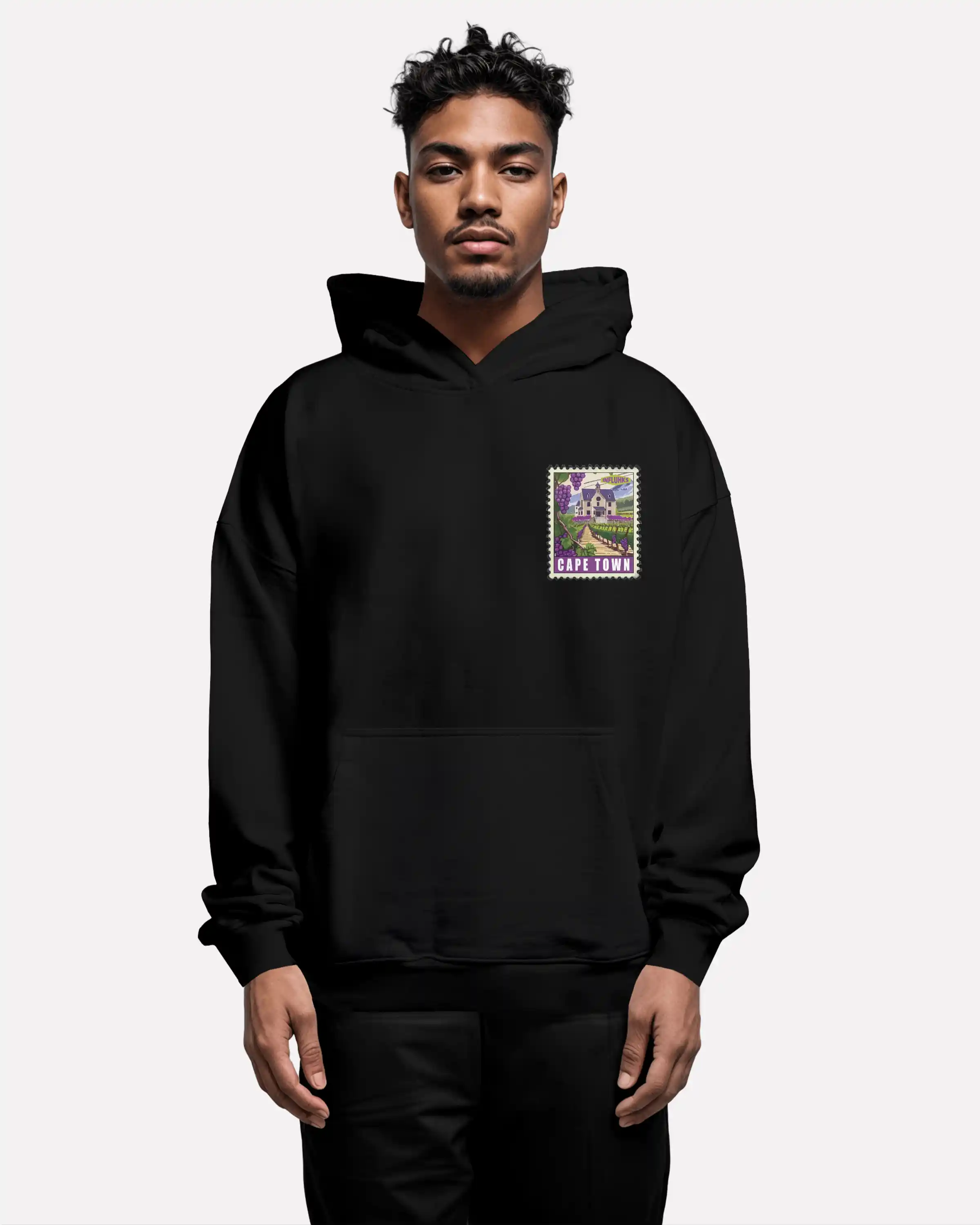 Cape Vineyard Stamp Hoodie